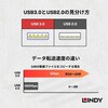 36761 ANTHRA LINE USB3.0 Type-A オス/メス 延長ケーブル LINDY 76157527