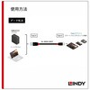 36915 BLACK LINE USB3.2 Gen2 Type-C to Type-Aケーブル LINDY 76157561