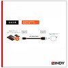 36915 BLACK LINE USB3.2 Gen2 Type-C to Type-Aケーブル LINDY 76157561