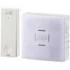 ワイヤレスチャイムセット 自家発電式押しボタン 光フラッシュ受信機 オーム電機