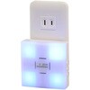 OCH-BPT-ACR25 ワイヤレスチャイムセット 押しボタン送信機 光フラッシュAC電源受信機 オーム電機 76157965