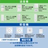 OCH-MAGT-FBR25 ワイヤレスチャイムセット 扉センサー送信機 光フラッシュ受信機 オーム電機 76157999
