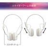 HP-W125N-W ワイヤレスヘッドホン Bluetooth 密閉型 通話対応 オーム電機 76168307