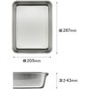 KI-01S ステン角バット 便利セット Kitchen+a 76169181