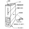 RW-260-9 桐製スリムライスディスペンサー ジャパンサミック 76169479