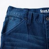 0052 デンコード バーンアウト3DデニムJOBカーゴパンツ Scot.Inc 76174187