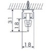 KS-WH09K カーテンレール 工事用セット品 スチールK-17型 シゲマツ 76184721