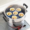 SH9867 蒸しもの鍋 満菜 二段蒸し器 ヨシカワ 76190497