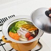 YJ2302 お鍋にのせて簡単蒸しプレート ドーム型 20・22cm用 ヨシカワ 76190951