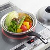 YJ3179 フライパンにのせて使う蒸しプレート フタ付 20・22cm用 ヨシカワ 76191030