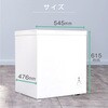 JF066ML01WH JF066ML01WH ホワイト [冷凍庫(66L・上開き)] MAXZEN 76192640