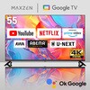 MVU55CH07 MVU55CH07 [55V型 地上・BS・110度CSデジタル 4K対応 液晶テレビ] MAXZEN 76192841