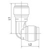 RPL84A-16 ダブルロックジョイントレボス ショートエルボ オンダ製作所 76193665