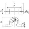 SDL11-R13 ダブルロックジョイントレボス用サドル オンダ製作所 76193857
