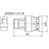 TP7C-1316P-B-SET 樹脂製テストプラグ 平行おねじ・検査キャップセット オンダ製作所 76194679