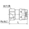WJ2C-1316-S WJ2型 テーパめねじ オンダ製作所 76196587