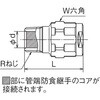 WJ44-1313C-S WJ44型 テーパおねじ(給水用管端コア対応) オンダ製作所 76197068