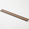 42304006 アルミ&ウッド定規<15cm> デザインフィル(ミドリ) 76230790