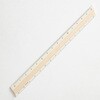 42305006 アルミ&ウッド定規<15cm> デザインフィル(ミドリ) 76230799