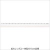 42306006 レンズ定規<15cm> デザインフィル(ミドリ) 76230808