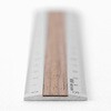 42274006 アルミ&ウッド定規<15cm> デザインフィル(ミドリ) 76231027