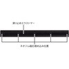42279006 アルミ定規 ノンスリップ 黒 デザインフィル(ミドリ) 76231045