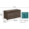 BB-T106 天然木製ベンチボックス ストッカー 住まいスタイル 76404345