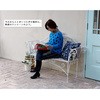 SPL-8574 ブランティーク ホワイトアイアンベンチ136 住まいスタイル 76408055
