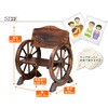 WB-650 車輪ベンチ 木製 65cm/110cm 住まいスタイル 76408335