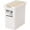 ダストボックススリムプッシュ20L ライトベージュ サンコープラスチック