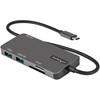 USB Type-Cマルチ変換アダプター/4K HDMI/100W USB PD/SD & microSDカードリーダー/3ポートUSB 3.0 ハブ/タイプC対応マルチハブ/本体一体型30cmケーブル StarTech.com
