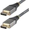 DisplayPort 1.4ケーブル/8K60Hz 4K120Hz/VESA認証品/32.4Gbps HBR3/HDR10/32chオーディオ/HDCP 2.2/抜け防止/オス-オス/ブラック/ディスプレイポート/モニターケーブル StarTech.com