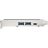 PEXUSB312A1C1H 5�|�[�g����PCI Express�C���^�[�t�F�[�X�J�[�h/10Gbps USB 3.1 Gen2�g���J�[�h/1x USB-C�A2x USB-A�A2x ����UBS�|�[�g(5Gbps)/USB-C�Ή�PCI�R���g���[�� StarTech.com 76489045