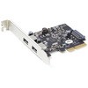 2ポートUSB-A増設PCI Expressインターフェースカード/各ポートで10Gbpsに対応/USB 3.1 Gen 2(USB 3.2 Gen 2)準拠/標準&ロープロファイル対応/Windows， macOS， Linux対応 StarTech.com