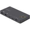 2ポートKVMスイッチ/USB-A + HDMI & USB-Cスイッチャー/4K60Hz HDMI2.0シングルモニタ対応/デスクトップ&ノートPC切替器/USBバスパワー/Thunderbolt 3互換 StarTech.com
