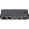 SV221HUC4K 2�|�[�gKVM�X�C�b�`/USB-A + HDMI & USB-C�X�C�b�`���[/4K60Hz HDMI2.0�V���O�����j�^�Ή�/�f�X�N�g�b�v&�m�[�gPC�ؑ֊�/USB�o�X�p���[/Thunderbolt 3�݊� StarTech.com 76489185