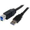 3m SuperSpeed USB 3.0ケーブル(A - B) オス/オス StarTech.com
