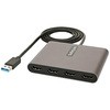 USB 3.0接続クアッドHDMIディスプレイ変換アダプタ/USB - HDMI 4出力コンバータ/1080p 60Hz/HDMI増設アダプタ StarTech.com