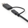 USBCCADP USB Type-C �P�[�u��/1m/USB-C - USB-A�ϊ��A�_�v�^�t��/USB-C - USB-C (10Gbps & 100W PD�Ή�)/USB-A - USB-C (5Gbps�Ή�) StarTech.com 76489316