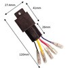 EA538RB-42 DC12V/30A/5極 リレーソケット エスコ 76526678