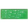 EA736MB-17 英数字・記号定規 エスコ 76554775