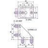 EA976CB-40 40角用 三角ブラケット(シルバー/ローター付) エスコ 76598568