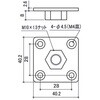 EA976CB-47 40角用 ナットプレート エスコ 76598638