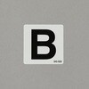 アルファベット表示ステッカー[B] エスコ