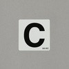 アルファベット表示ステッカー[C] エスコ