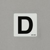 アルファベット表示ステッカー[D] エスコ