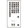 危険物標識(鉄板/危険物種別～) エスコ