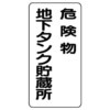 危険物標識(鉄板/危険物地下タンク エスコ