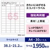 ELH023S きれいにはがせるエコノミーラベル ヒサゴ 76676137