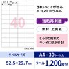 ELH048S きれいにはがせるエコノミーラベル ヒサゴ 76676216
